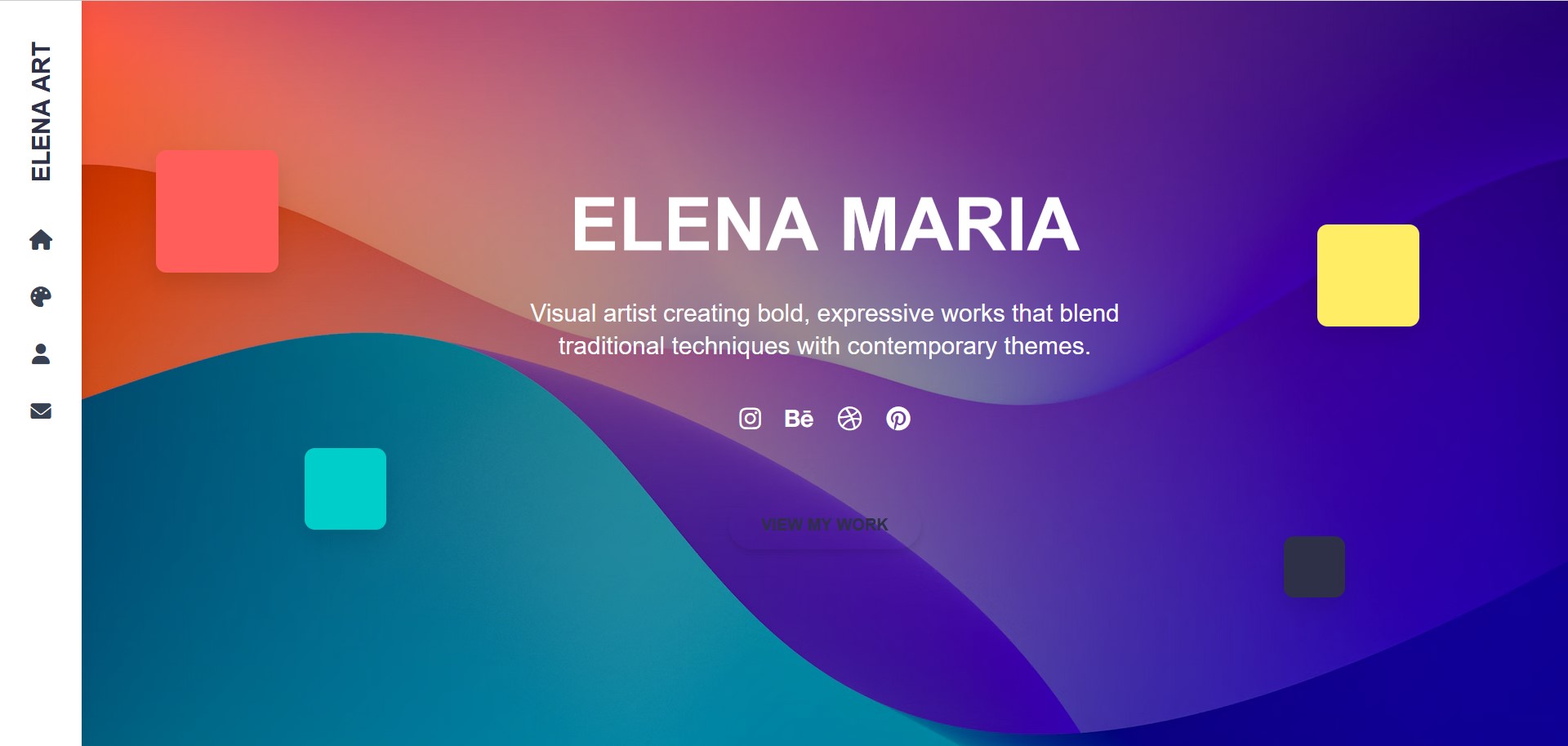 Designer modern porfolio template